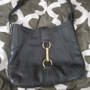 Coach leather shoulder bag
